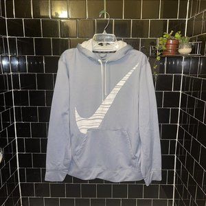 Nike Grey Thermal Workout Hoodie Sweatshirt